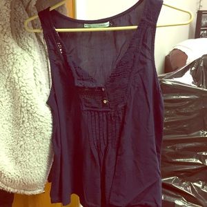 Navy blue tank top